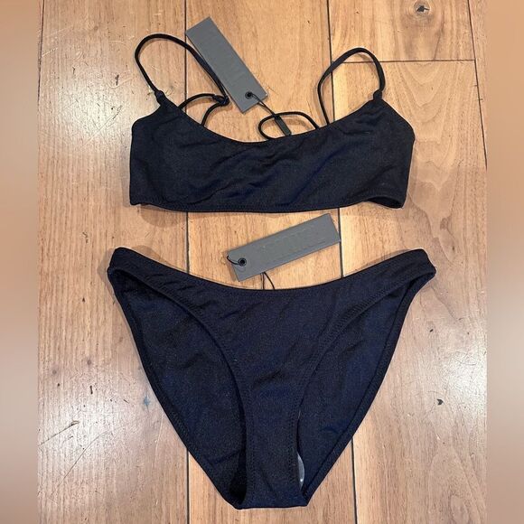 TRIANGL MICA NORMAL EBONY BLACK NO BAG NEW WITH TAGS - Picture 4 of 8